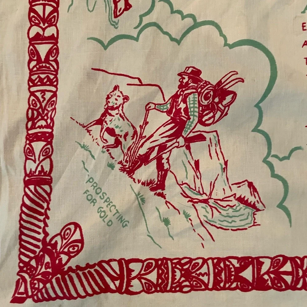 Tablecloth with Alaska storytelling - Picture 7 of 7